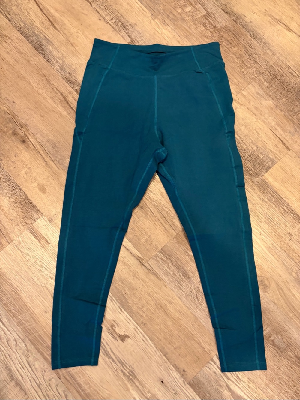 Pact Teal Leggings with Side Pocket